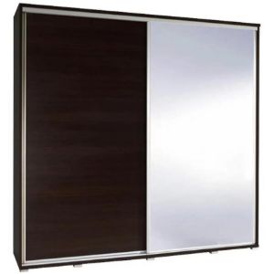 Obrazek Szafa Penelopa kasztan/wenge z lustrem 205 cm
