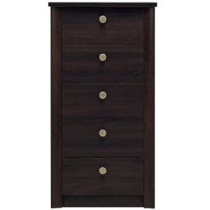 Obrazek Komoda Finezja F7 wąska 5 szuflad sonoma czekoladowa
