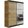 Obrazek Szafa Retro 3l Lustro 138 Craft Złoty 