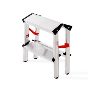 Obrazek Drabina aluminowa dwustronna 2 stopniowa 125 kg 