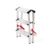 Obrazek Drabina aluminowa dwustronna 3 stopniowa 125 kg 