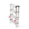 Obrazek Drabina aluminowa dwustronna 4 stopniowa 150 kg 