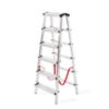 Obrazek Drabina aluminowa dwustronna 6 stopniowa 125 kg 
