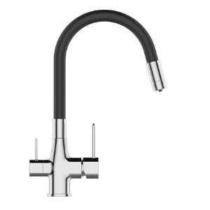 Obrazek Bateria zlewozmywakowa Trend chrom z filtrem 