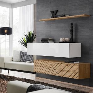 Obrazek Komoda Switch II Line Biały/Wotan Wwtl Sw SB2 – L