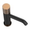 Obrazek Bateria umywalkowa moonlight czarna/goldrose 