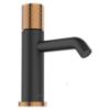 Obrazek Bateria umywalkowa moonlight czarna/goldrose 