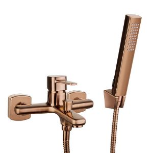 Obrazek Bateria wannowa Glamour miedź 