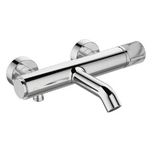 Obrazek Bateria wannowa Gabro Plus chrom 