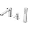 Obrazek Bateria nawannowa 3-otworowa trend chrom 