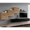 Obrazek Meblościanka Switch X Line Wotan/Czarny