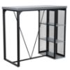 Obrazek Stół barowy Artemis B10033 beton/czarny