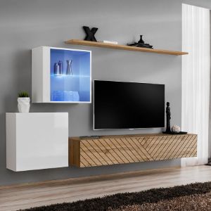 Obrazek Meblościanka Switch XV Line Biały/Wotan