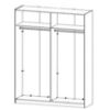 Obrazek Szafa Milana Oak Grey craft/oak white craft