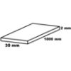 Obrazek Płaskownik aluminiowy srebrny 30x1000