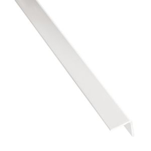Obrazek Kątownik samoprzylepny PVC biały mat 19.5x19.5x1000 
