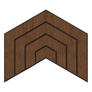 Obrazek Panel frezowany Dome wenge MDF