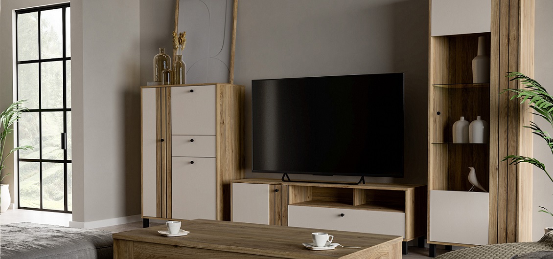 System Kellis dąb mauvella/piaskowy