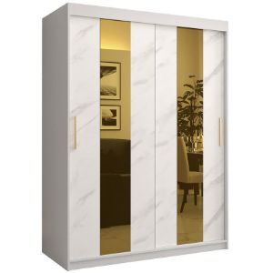 Obrazek Szafa Platinum Pole 150 biały marmur/biały 