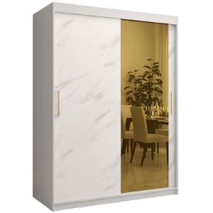 Obrazek Szafa Platinum T2 150 biały marmur/biały