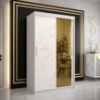 Obrazek Szafa Platinum T2 120 biały marmur/biały 