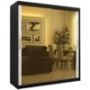 Obrazek Szafa Platinum T3 180 czarny marmur/biały 