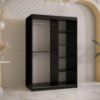 Obrazek Szafa Platinum T2 120 czarny marmur/czarny 