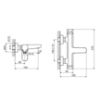 Obrazek Bateria wannowa Clever 2.0 chrom