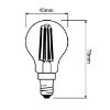 Obrazek Żarówka OSRAM LED Value ND FIL CL P40 E14 4W 40W 470LM 827