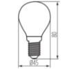 Obrazek Żarówka XLED G45 E14 6W-NW