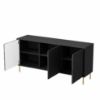 Obrazek Komoda Blacky 1 czarny/złoty