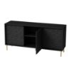 Obrazek Komoda Blacky 1 czarny/złoty