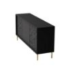 Obrazek Komoda Blacky 1 czarny/złoty