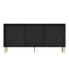 Obrazek Komoda Blacky 1 czarny/złoty