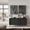 Obrazek Komoda Blacky 1 czarny/złoty