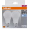 Obrazek Żarówka LED OSRAM A60 E27 8,5W 4000K 2PAK