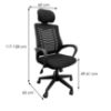 Obrazek Krzesło obrotowe Hesper C509 black