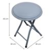 Obrazek Taboret składany Dr-9-702 Mateo 8264 Szare