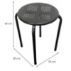Obrazek Taboret Dr-N-656 Felipe 8266 Czarne