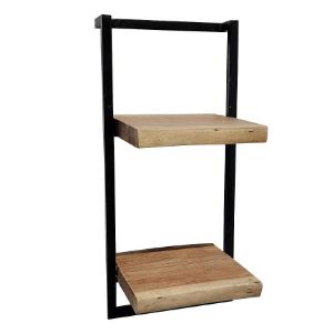 Obrazek Półka BO SPEC-145-1 akacja/czarny