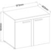 Obrazek Komoda Rumba 2F grafit
