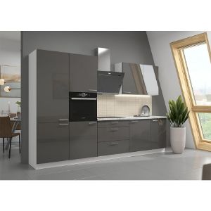 Obrazek Kuchnia Lara 310 Szary Połysk Bez Blatu