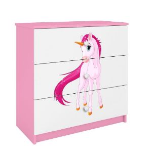 Obrazek Komoda Dla Dzieci Babydreams Różowy – Jednorożec