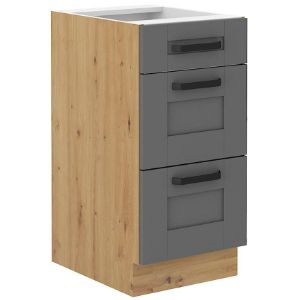 Obrazek Szafka kuchenna Luna dustgrey/artisan 40D 3S BB