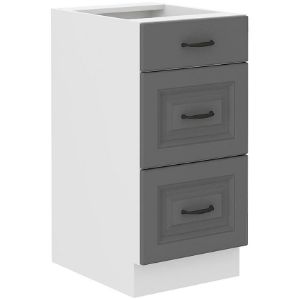 Obrazek Szafka kuchenna Stilo dustgrey/biały 40D 3S BB