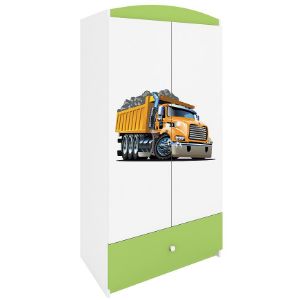 Obrazek Szafa Babydreams Zielony – Ciężarówka