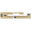 Obrazek Szafka Kuchenna Lara 60dk-210 2f Bb Cappucino Połysk