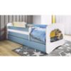 Obrazek Łóżko dziecięce z materacem i szufladą Babydreams Niebieski 80x160 Ciężarówka