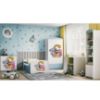 Obrazek Łóżko dziecięce z materacem i szufladą Babydreams Niebieski 80x160 Zoo
