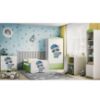 Obrazek Łóżko dziecięce z materacem i szufladą Babydreams Zielone 80x180 Szop